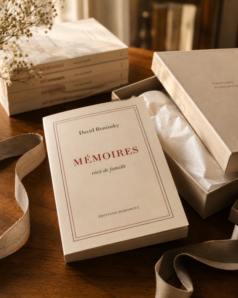 Livre de mémoires terminé avec son coffret premium